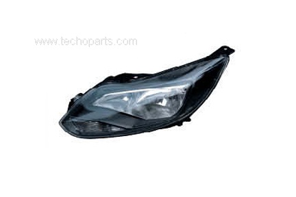 Ford Focus 2012 Sedan Head Lamp (eight line black)