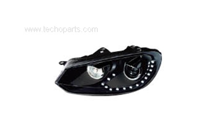 Golf VI R20 Head Lamp (Black)