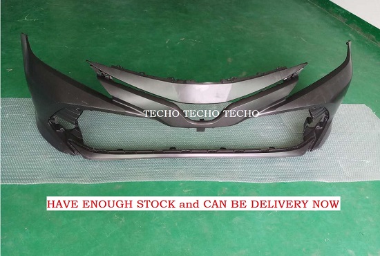 52119-06E80 FRONT BUMPER USED FOR TOYOTA CAMRY 2018 LE TYPE USA