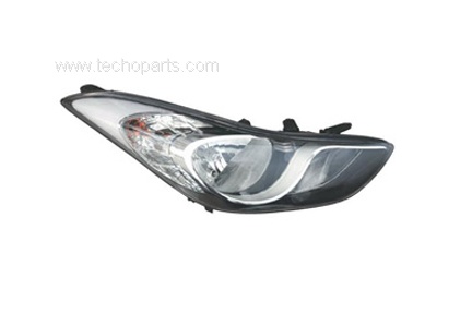 Hyundai Elantra 2011 HEAD LAMP YELLOW